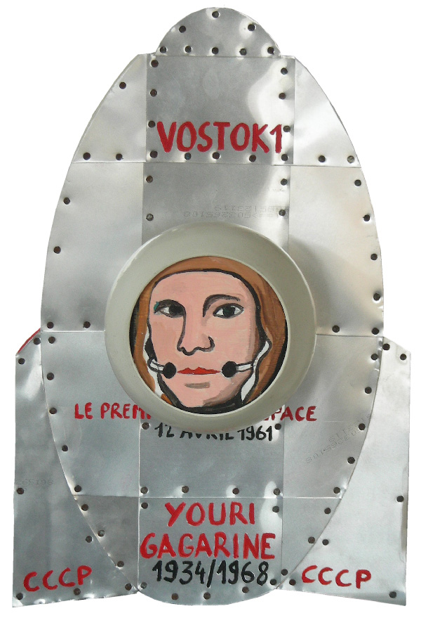 Vostok1 youri gagarine. Laurent Jacquy, assemblage