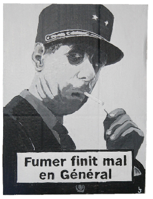 Laurent jacquy. Série fumeurs. charles de Gaulle.