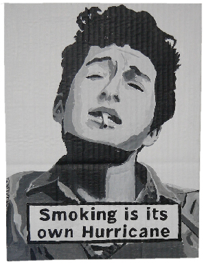 Laurent jacquy. Série fumeurs. Bob Dylan.