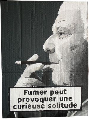 Laurent jacquy. Série fumeurs. Philippe Sollers.