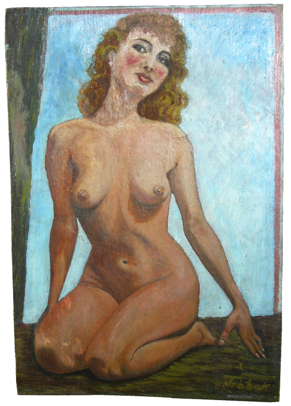 Femme nue. peinture.art modeste