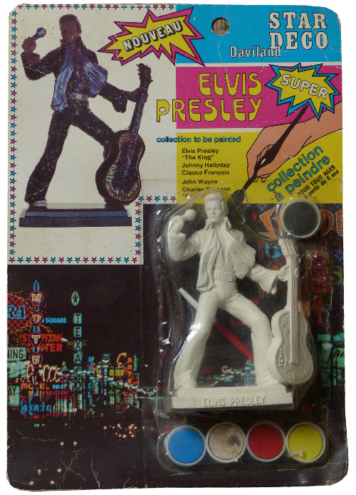 Elvis Presley. Figurine de la marque Daviland. A colorer soi-même